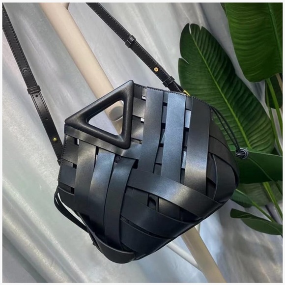 Woven shoulder bag + clutch - Picture 1 of 8